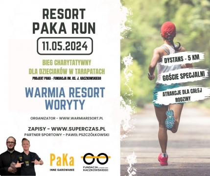 BIEG CHARYTATYWNY RESORT PAKA RUN